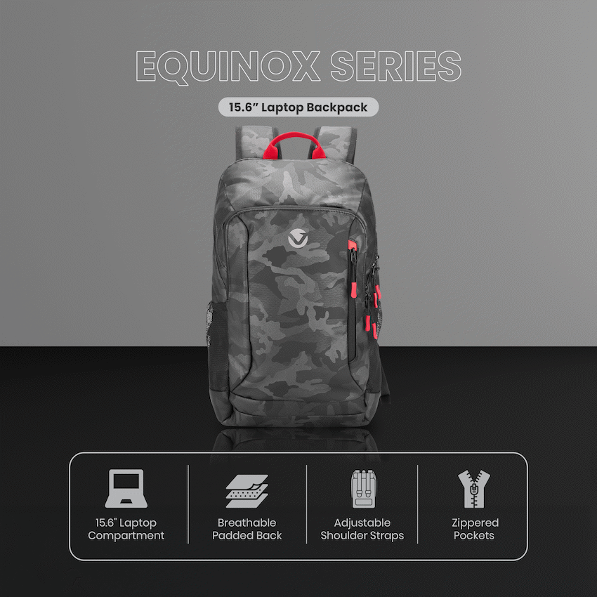 Volkano Equinox 15.6" Laptop Backpack - Black - image 3