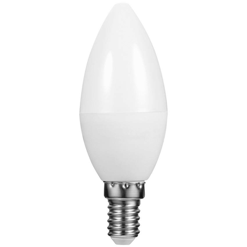 Switched 5w Candle LED Light Bulb E14 - Cool White - image 3