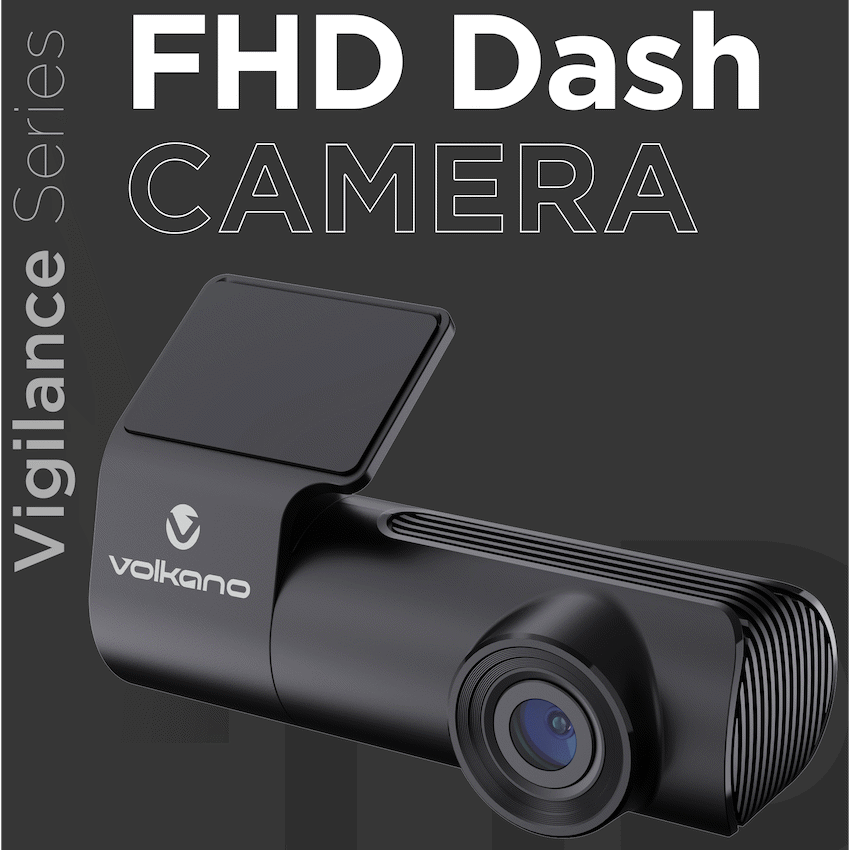Volkano Vigilance Series FHD Dash Camera - Black - image 3