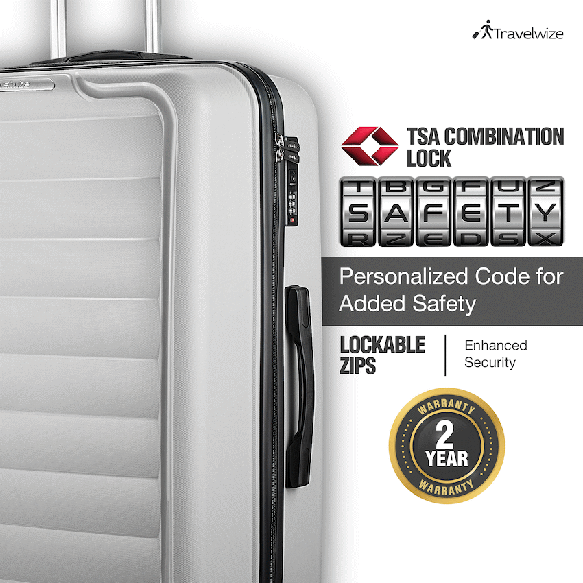 Travelwize Ibiza PP 4-Wheel Spinner 55cm Luggage - Grey - image 3