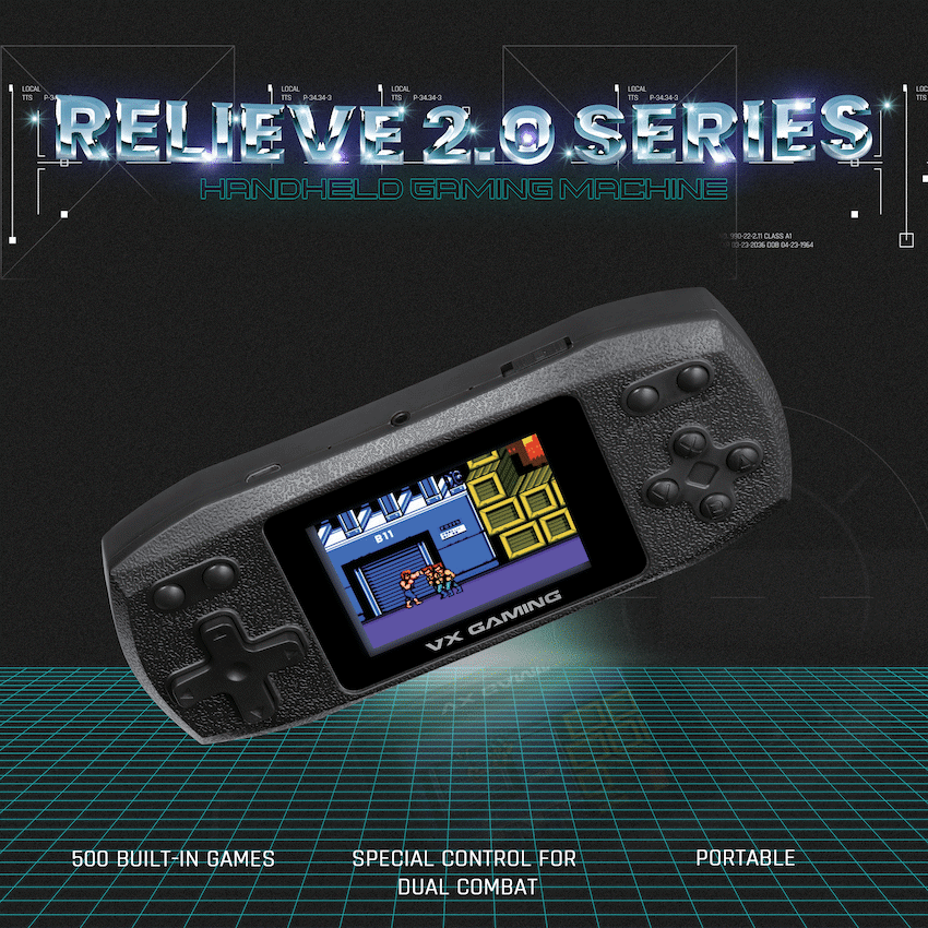 VX Gaming Relieve Series Handheld Gaming Machine - Black - image 3