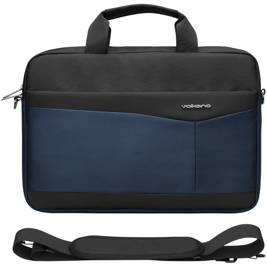 Volkano Seismic 15.6" Laptop Shoulder Bag Blk/Nvy - image 3