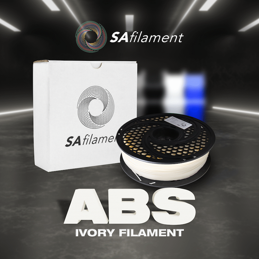 SA Filament ABS Premium Filament 1kg - Natural / Ivory - image 3