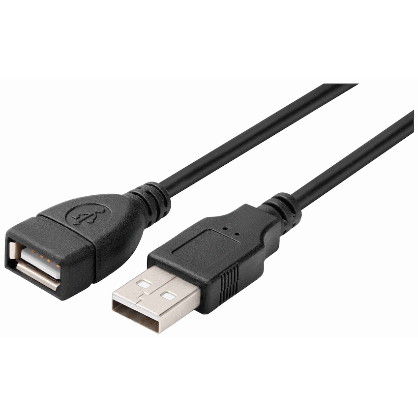 Volkano Extend Series USB Extension Cable - 2m - Black - image 3