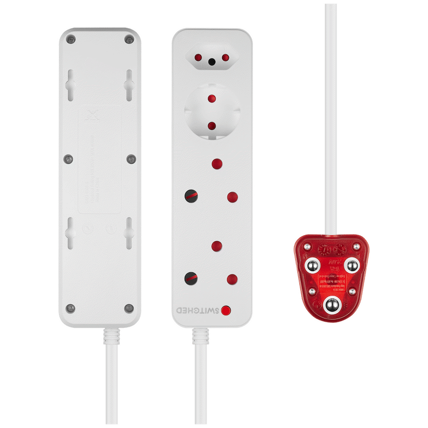 Switched High Surge 4-Way Multiplug 5m 1140J - image 3