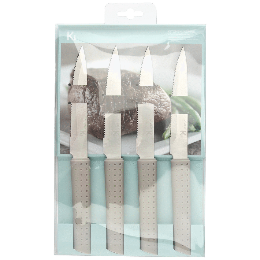 Kitchen Inspire 4pce Steak Knife Set - image 3