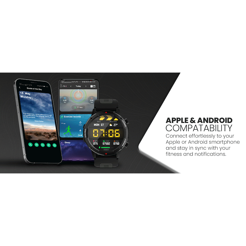 Volkano Power Series Smart Watch - Black - image 3