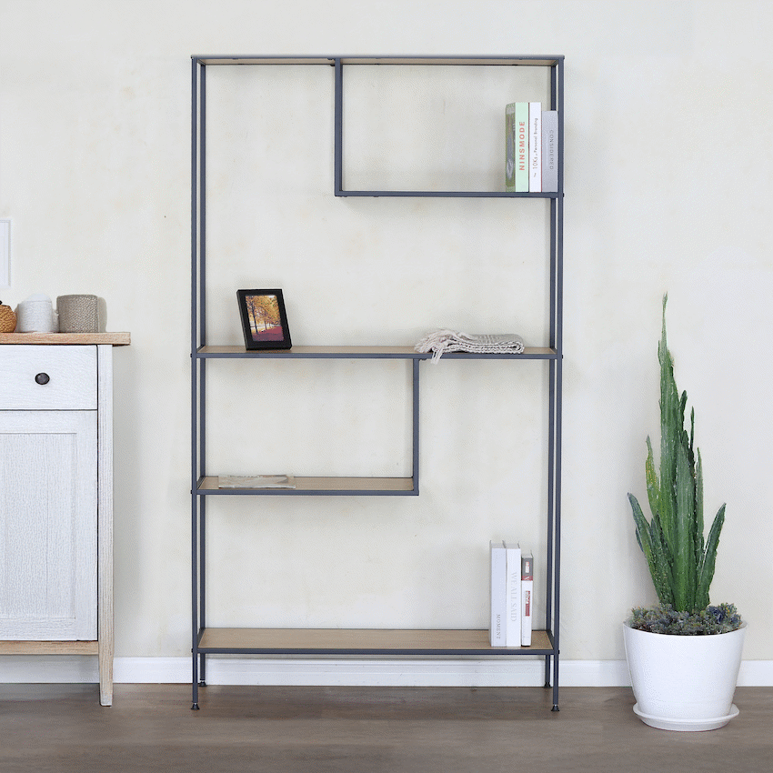 Everfurn Felix Bookshelf - Oak - image 3