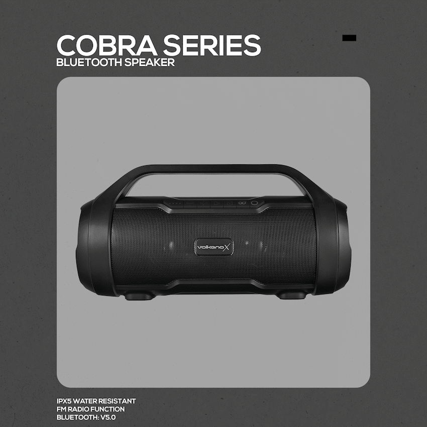 VolkanoX Cobra Series Bluetooth Speaker - Black - image 3