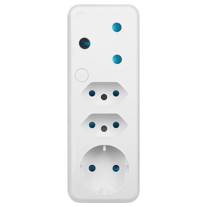 SWITCHED  4 Way Schuko Adaptor - image 3