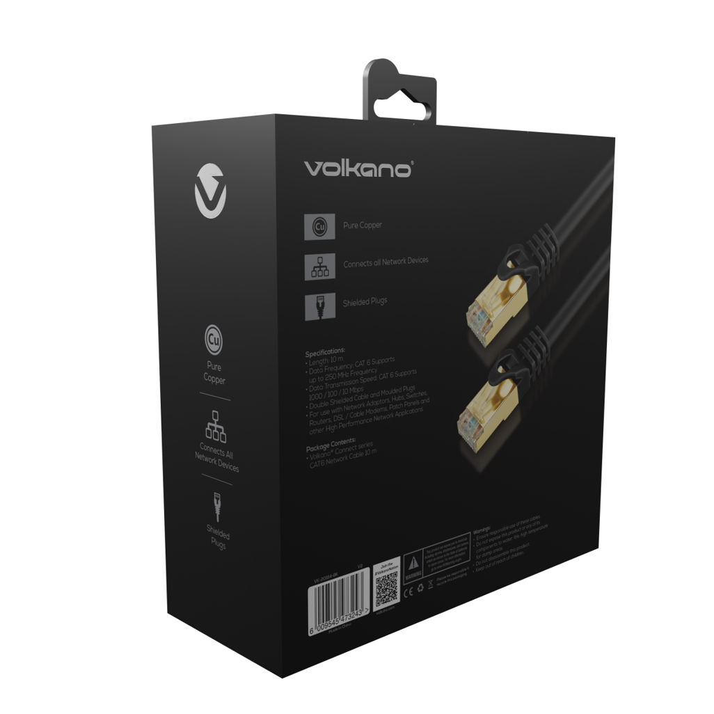 Volkano Connect series CAT6 Network Cable 10m