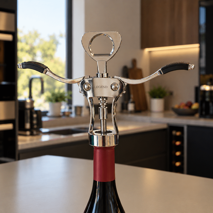 Legend Premium chrome winged corkscrew ( Order in Qty of 6) - image 3