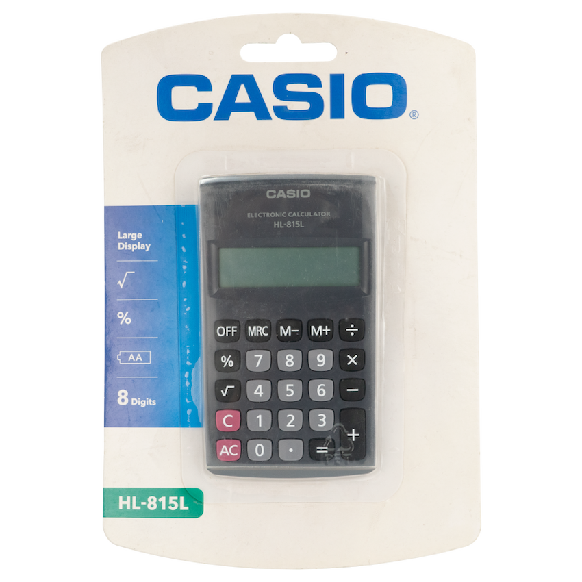 Casio HL 815 Pocket Calculator - Black - image 3