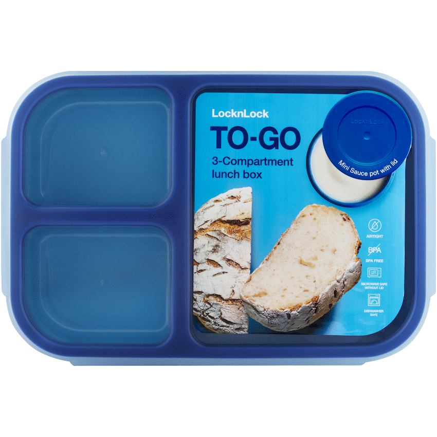 LocknLock To-Go lunch box 980ml blue - image 3