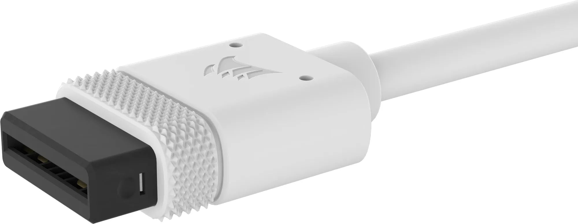 Corsair iCUE LINK Cable; 2x 200mm with Straight connectors; White