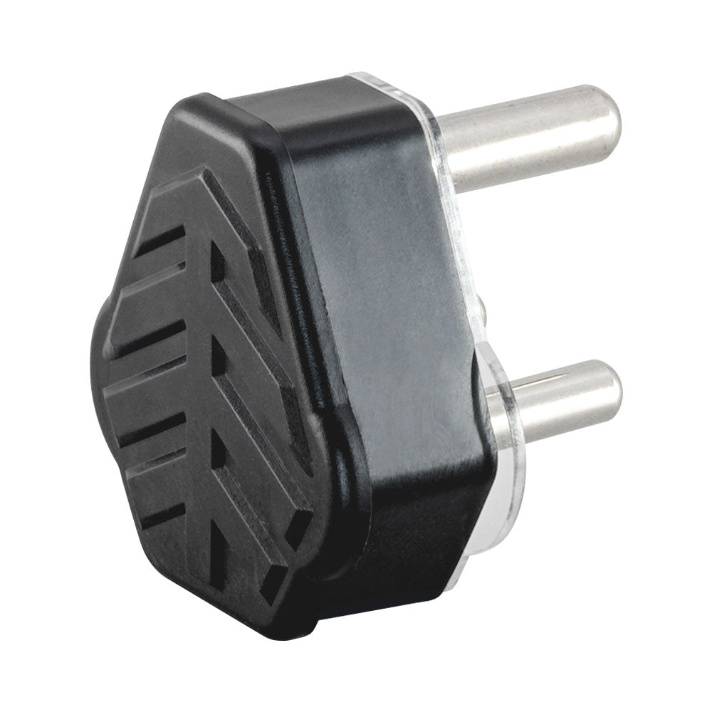 16A 3-PRONG PLUG - BLACK