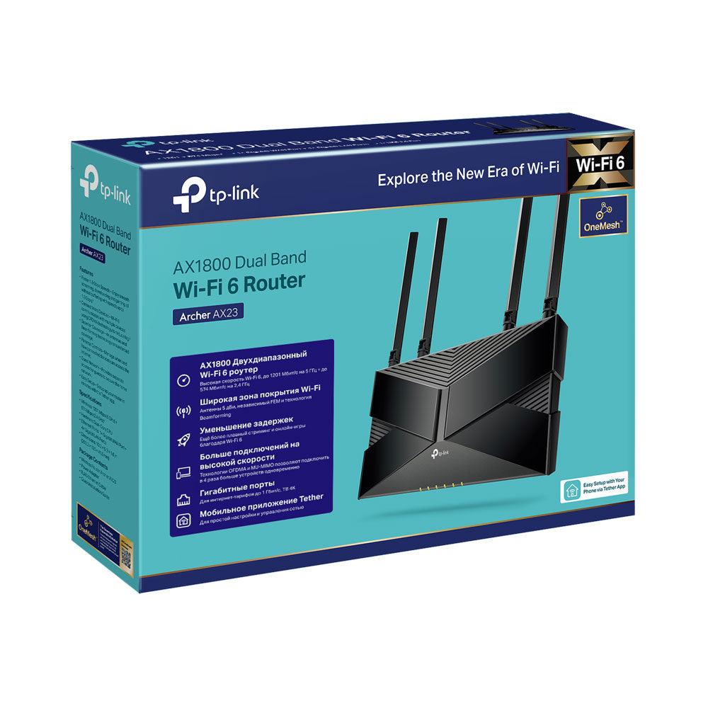 TP-Link Archer AX23 AX1800 Dual-Band Wi-Fi 6 Router