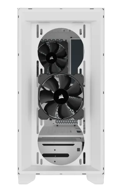 3000D AIRFLOW White Mid-Tower PC Case; 2x 3.5'' |  2x 2.5'' Drive Bays; Up to 360mm Radiator compatible; 2x 120mm fan incl - image 8