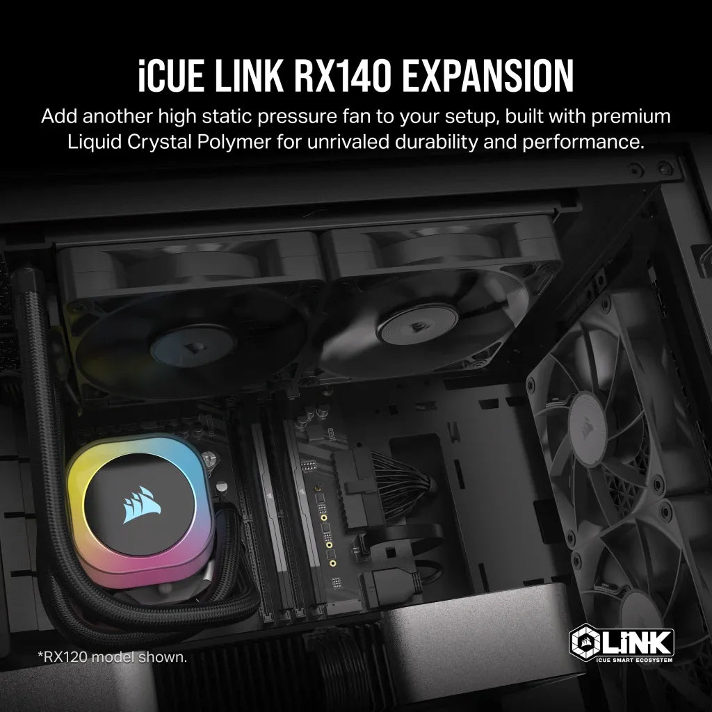Corsair RX Series; iCUE LINK RX140; 140mm Fan; Single Pack - image 4