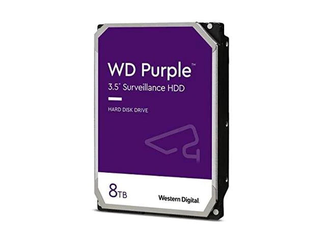 Western Digital Purple WD82PURZ 8TB 5640 RPM 128MB Cache SATA 6.0Gb/s 3.5" Internal Hard Drive