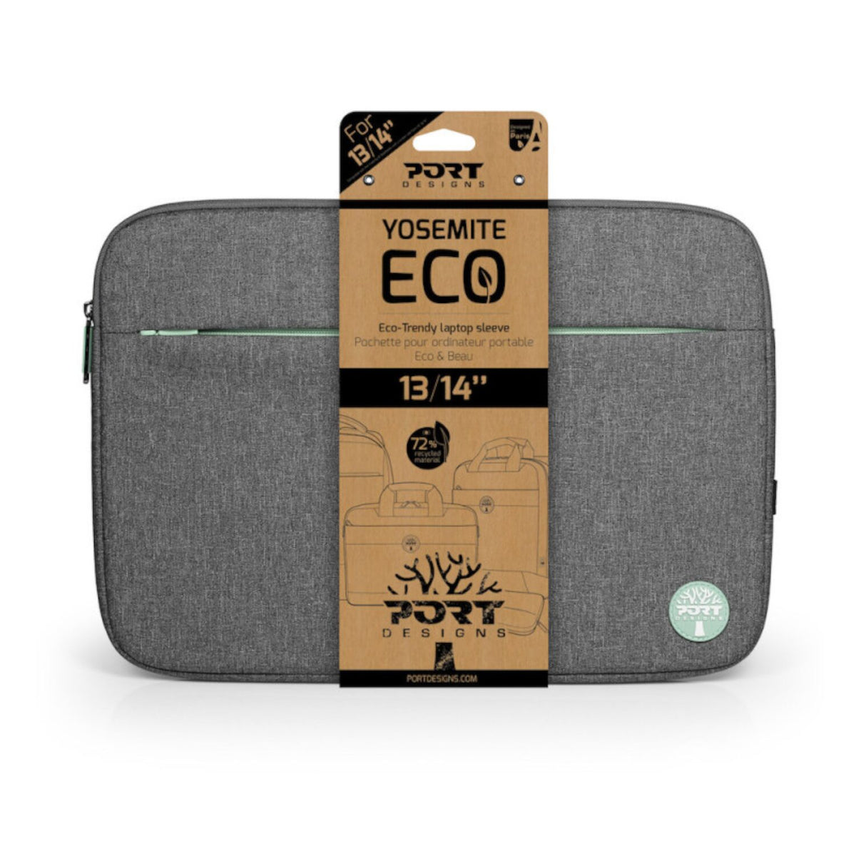 Port Designs YOSEMITE 13/14" Eco Notebook Sleeve – image 5
