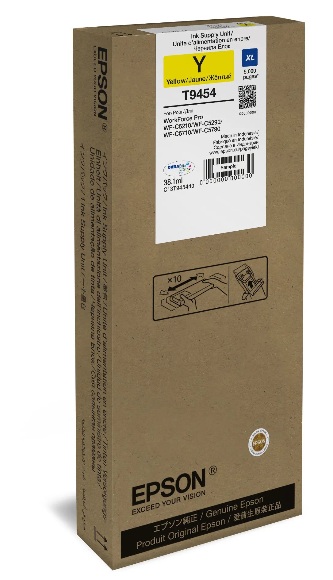 WF-C5xxx Series Ink Cartridge XL Yellow - 5000 pages