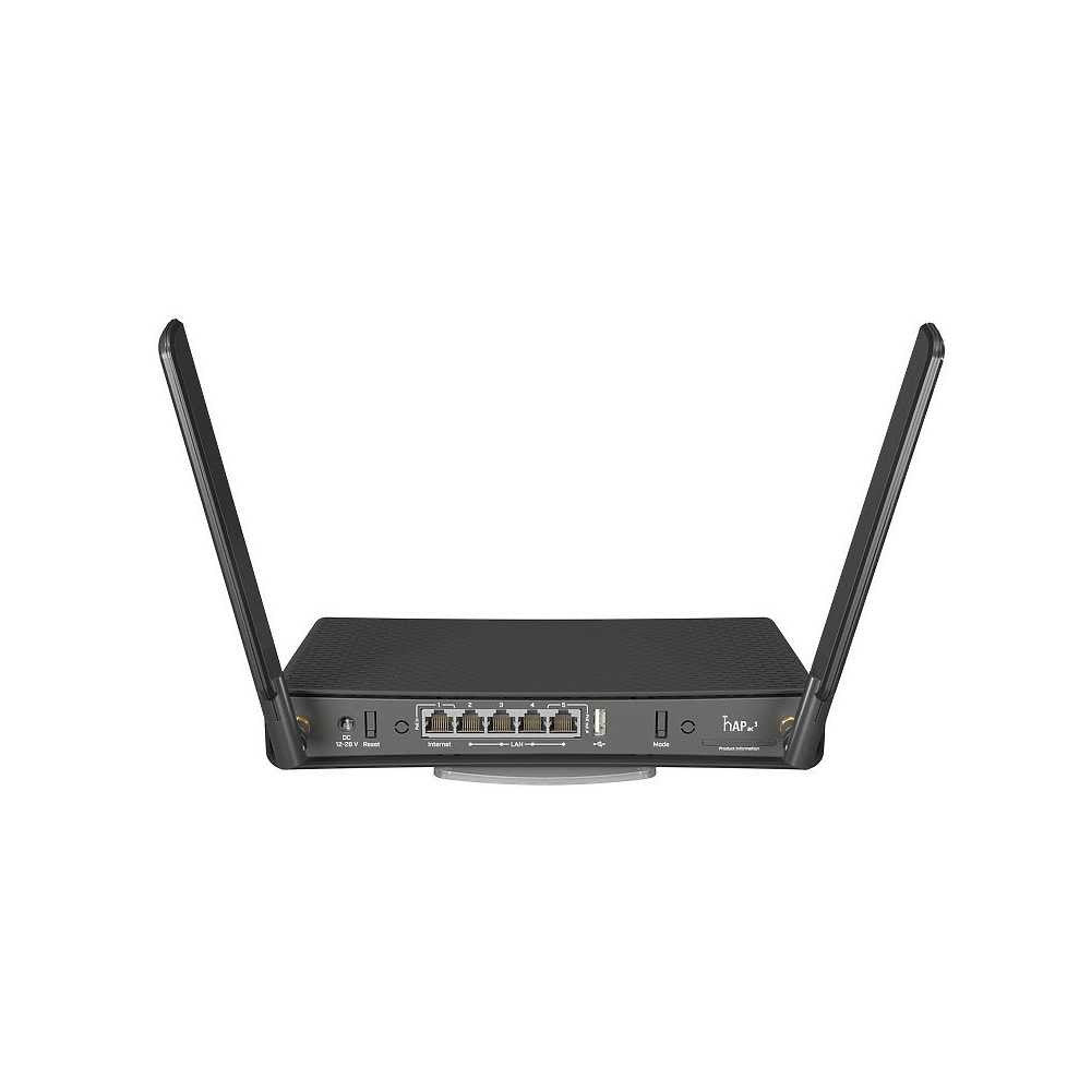MikroTik hAP AC3 - dual-chain, dual-band 2.4/5 GHz, Desktop Wi-Fi Router - Black - image 3