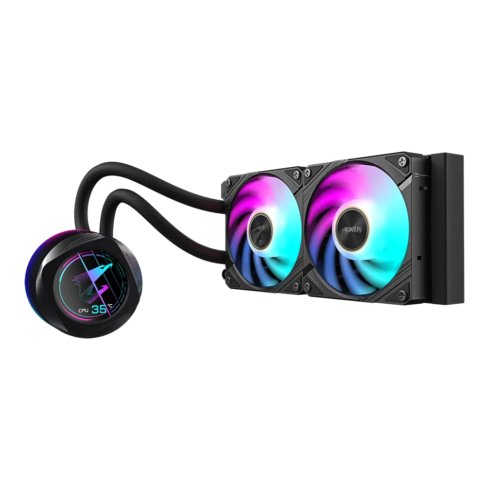 GIGABYTE AORUS WATERFORCE X II 240 240mm cooler; Intel 115x;1200;1700;1851 / AMD TR4; AM5; AM4; sTR5 - image 3