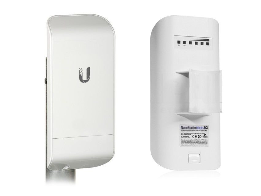 Ubiquiti UISP airMAX NanoStation M2 loco 2 GHz 8dBi Radio Includes POE Injector | LocoM2 - image 3
