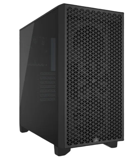 3000D AIRFLOW Black Mid-Tower PC Case; 2x 3.5'' |  2x 2.5'' Drive Bays; Up to 360mm Radiator compatible; 2x 120mm fan incl - image 9