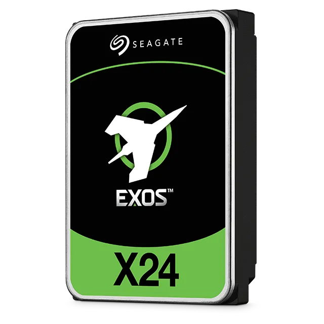 Seagate Exos X24 ST24000NM002H 24TB HDD; 3.5''; 6GB/s SATA 4Kn/512e; RPM 7200; 5 Year Limited Warranty