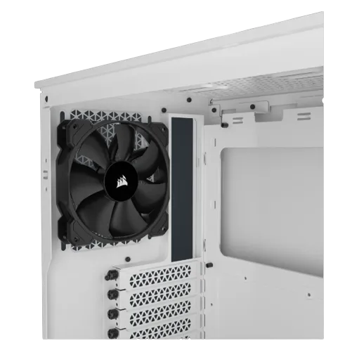 3000D AIRFLOW White Mid-Tower PC Case; 2x 3.5'' |  2x 2.5'' Drive Bays; Up to 360mm Radiator compatible; 2x 120mm fan incl - image 10