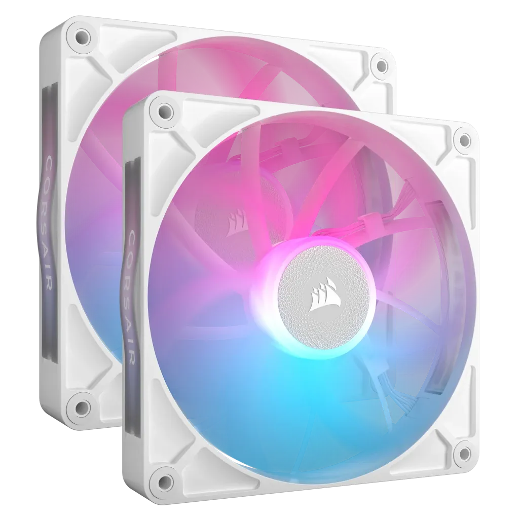 Corsair RX Series; iCUE LINK RX140; 140mm Fan; Dual Pack - White. - image 3
