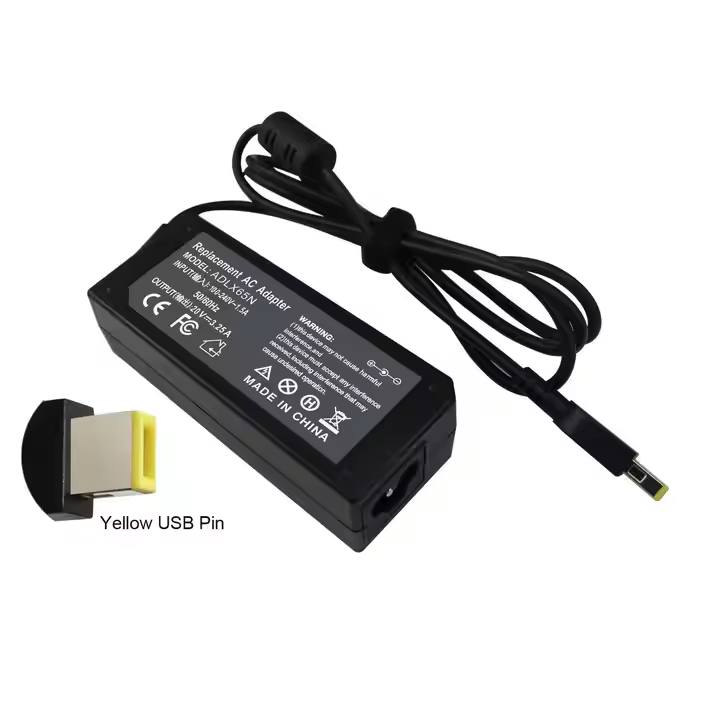 65W Lenovo USB Replacement AC Adapter 20V-3.25A