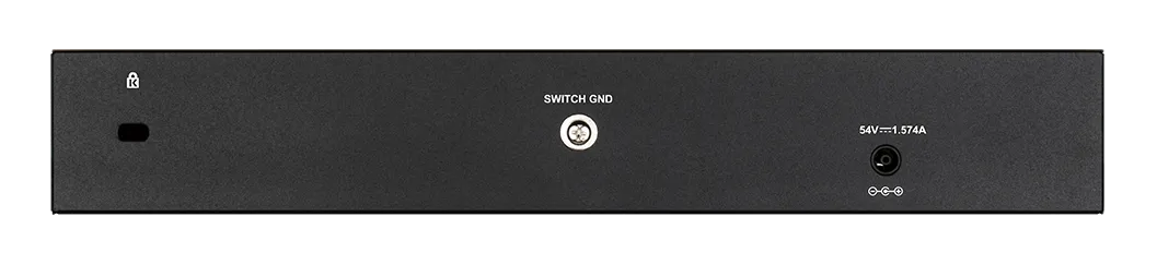 D-LINK 8-ports 10/100/1000Base-T PoE Smart Switch plus 2 SFP ports - 78W PoE budget - image 4