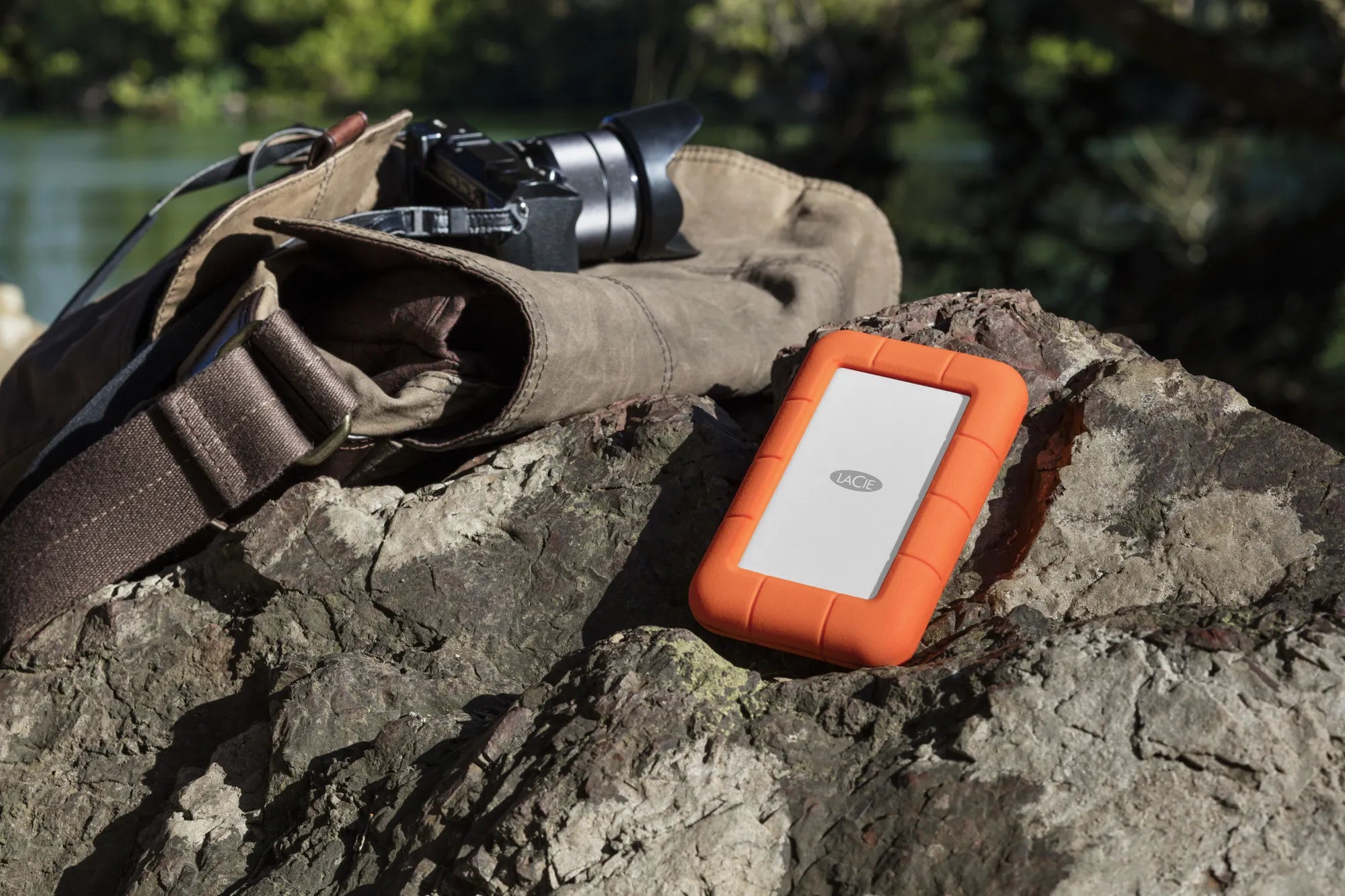 Seagate LaCie 5TB Rugged Mini USB-C; USB3.0; Drop; Crush and Rain Resistant - Silver and Orange - image 10
