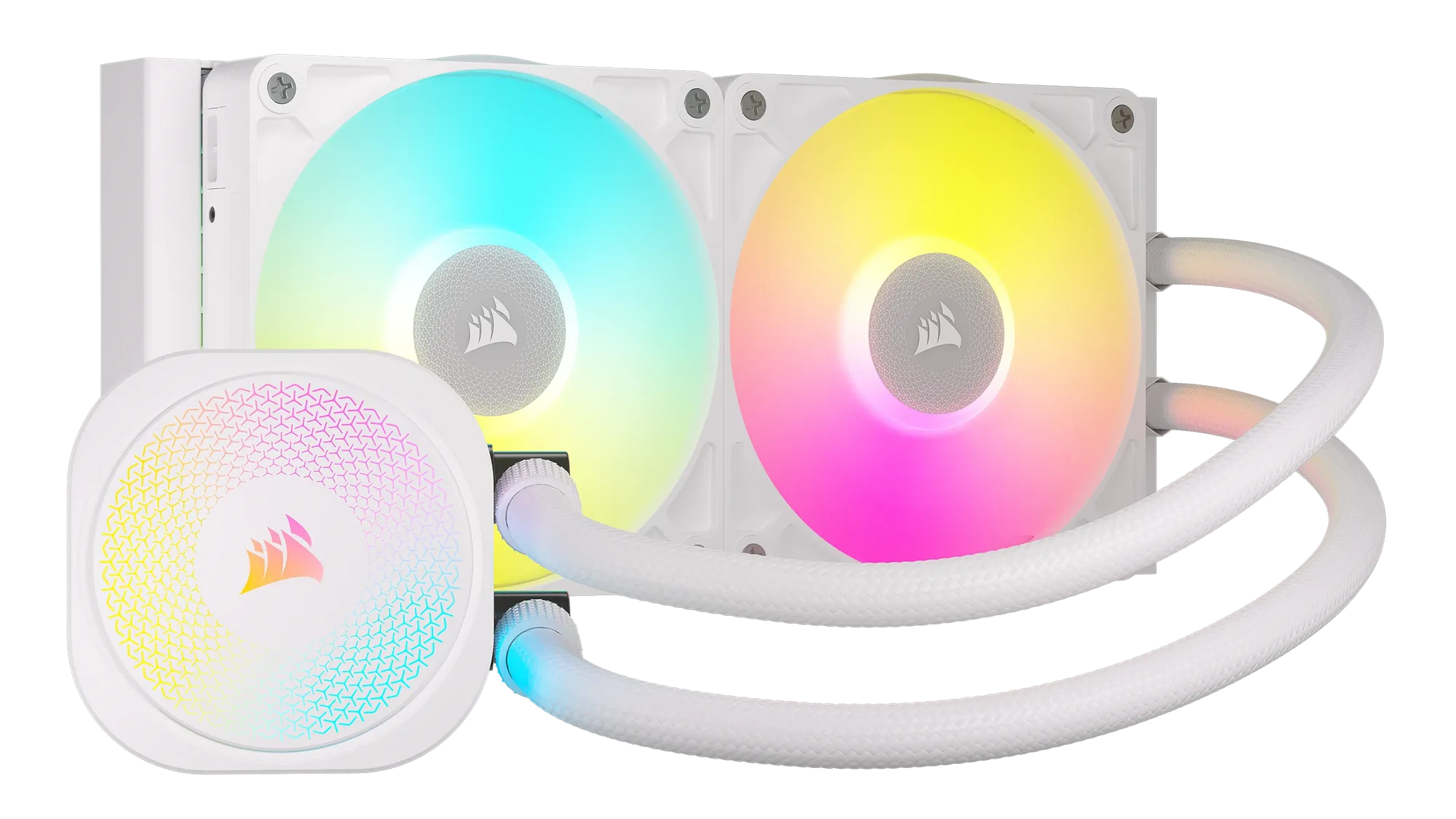 Corsair iCUE LINK TITAN 240 RX RGB Liquid CPU Cooler - White – RX120 RGB Fans – Fits Intel® LGA 1851/1700; AMD® AM5/AM4. - image 3