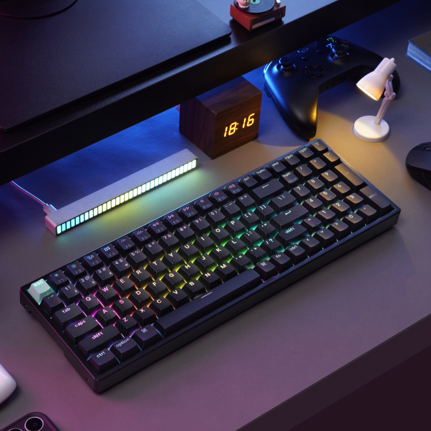 Keychron K4 HE 96% Magnetic Switch Hot-Swap RGB Wireless Keyboard – Black – image 8