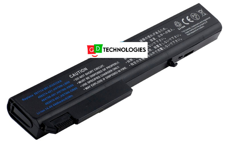 HP ELITEBOOK 8530P 14.4V 5200MAH/75WH REPLACEMENT BATTERY