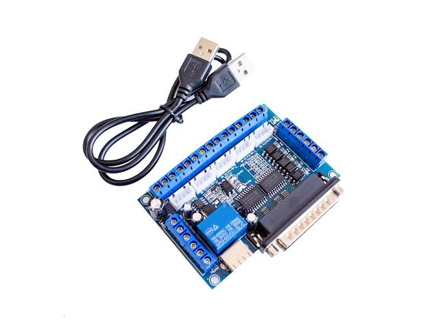 5 Axis MACH3 CNC Breakout Board Interface  for Stepper Motor Driver