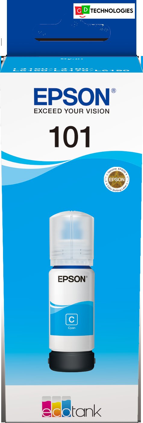 Cyan Ink Bottle Epson Ecotank