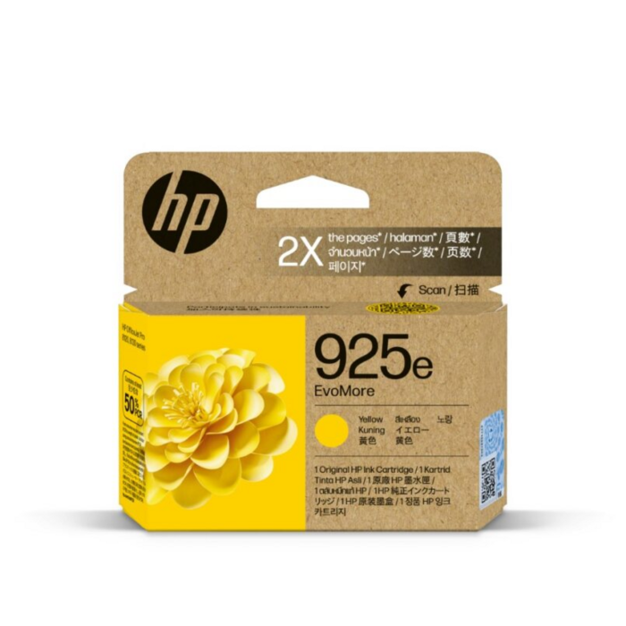 HP 925E EVOMORE YELLOW ORIGINAL INK CARTRIDGE