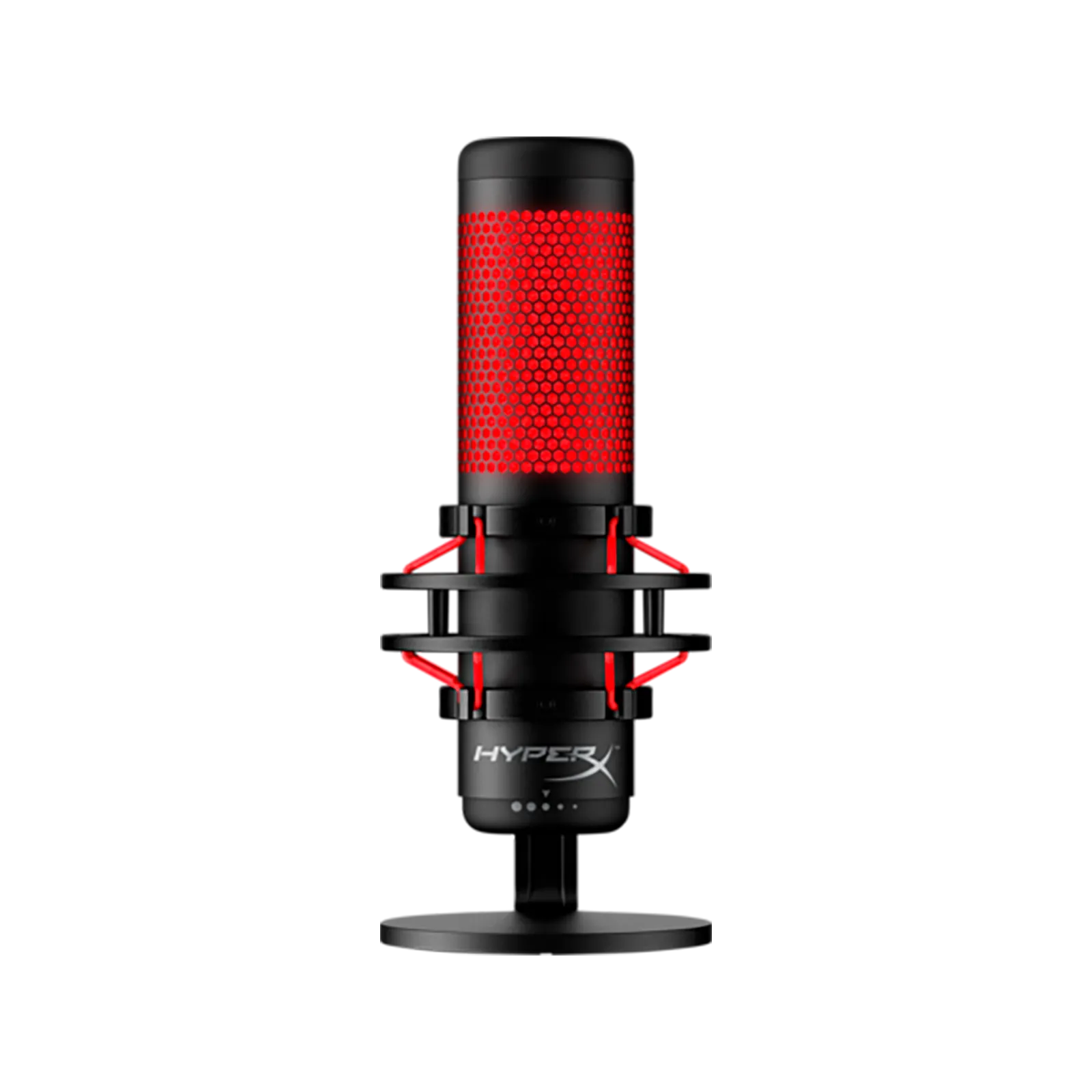 HyperX QuadCast Black-Red USB Microphone