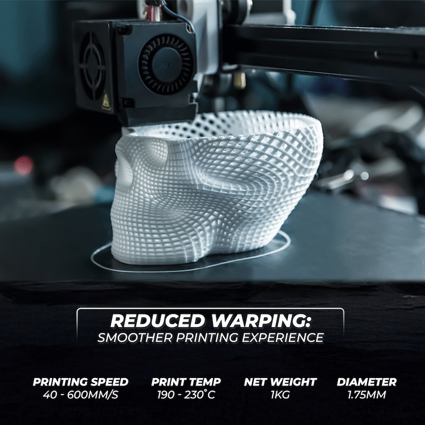 Creality Hyper PLA High-Speed White Filament 1kg - image 4