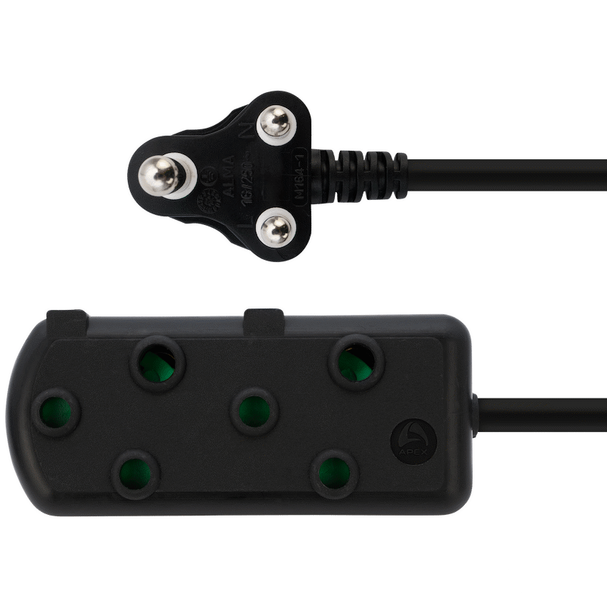 Ellies Side by Side Heavy Duty Extension Lead-5M-BK - image 4