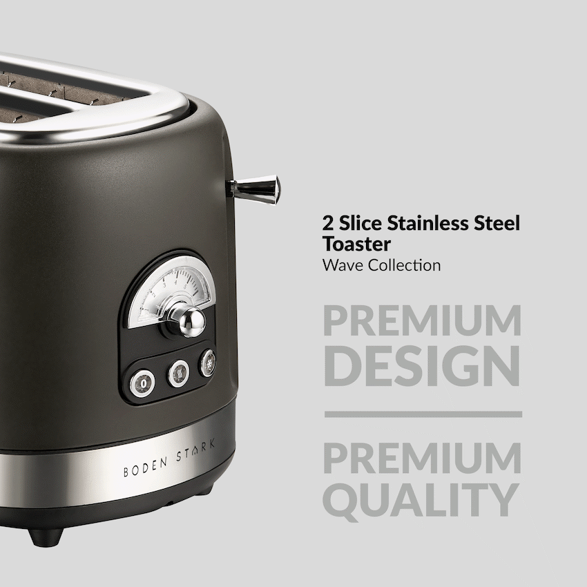 Boden Stark 2-Slice Stainless Steel Toaster - image 4