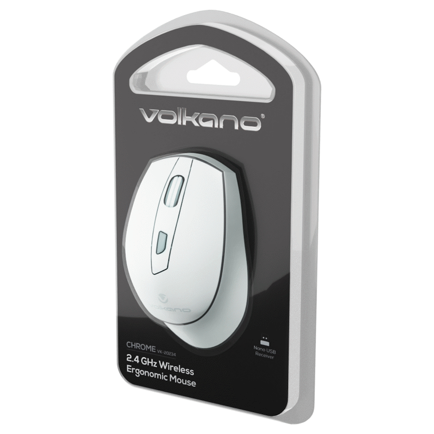 Volkano Chrome Series Wireless Mouse - Gray - image 4