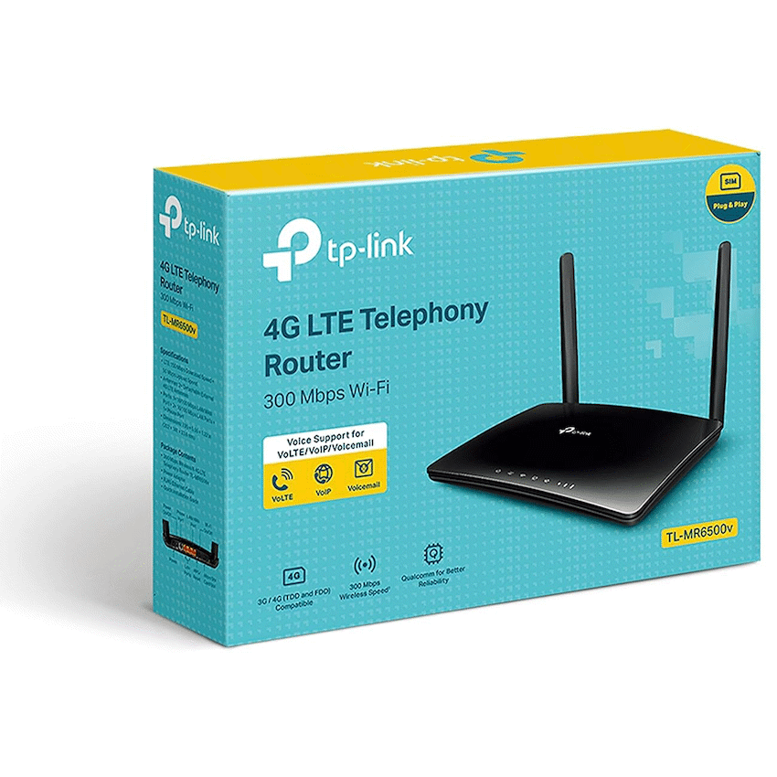 TP-Link TL-MR6500V 300Mbps Wireless N 4G LTE Router + VoIP - image 4