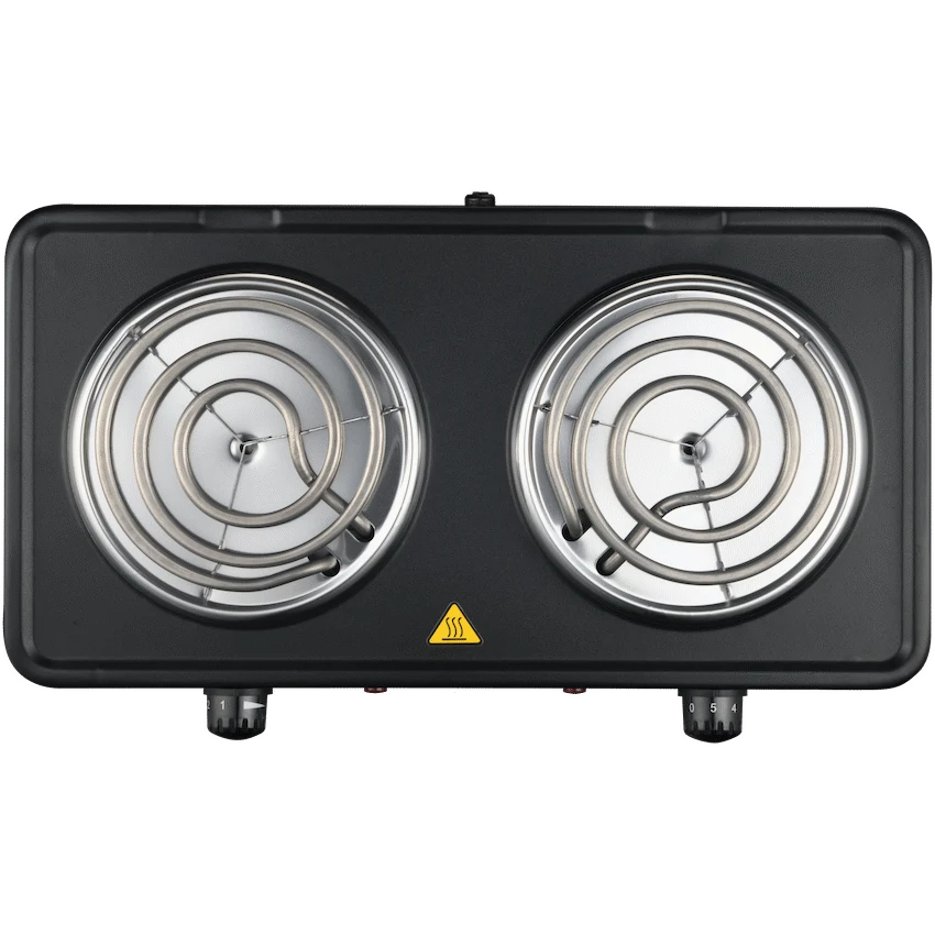 Elektra Double Spiral Hot Plate - Black - image 4