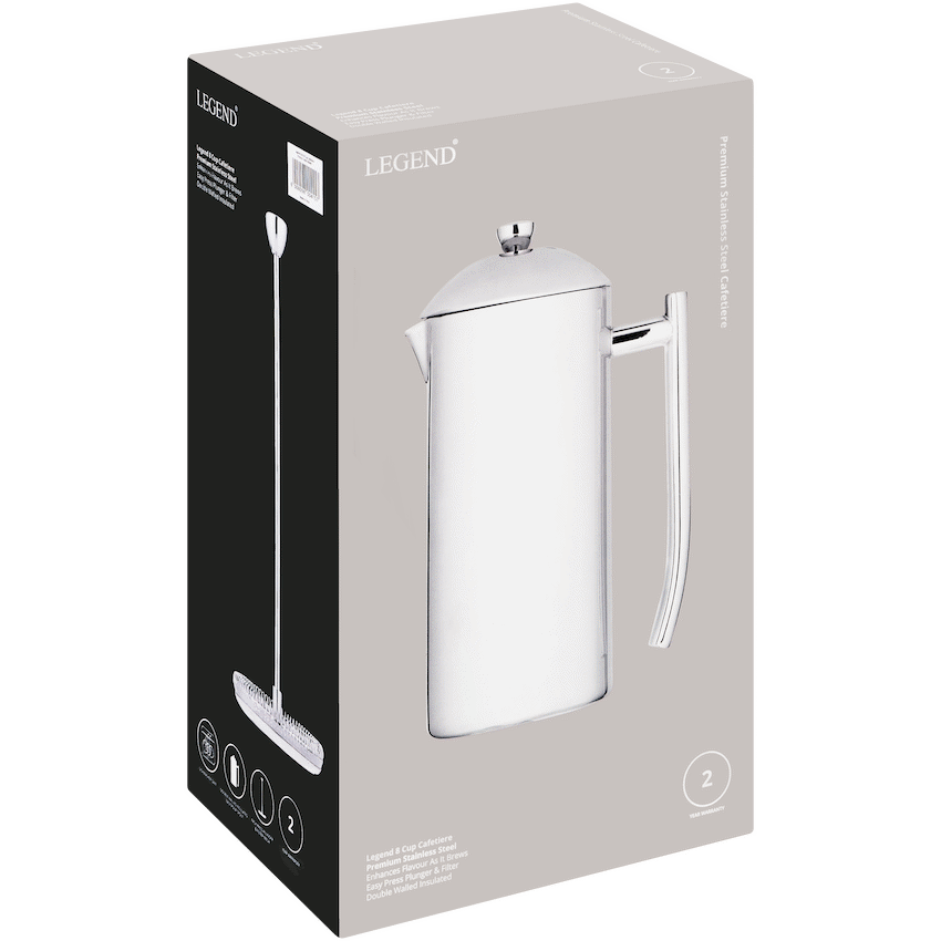 Legend Stainless steel 8 cup cafetiere - image 4